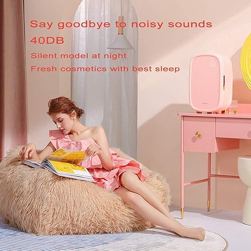 Miniatura 6 de TONPOP Beauty - Mini refrigerador portátil de 12 litros para el cuidado de la piel cosmético, mini refrigerador para automóvil y hogar, calentador