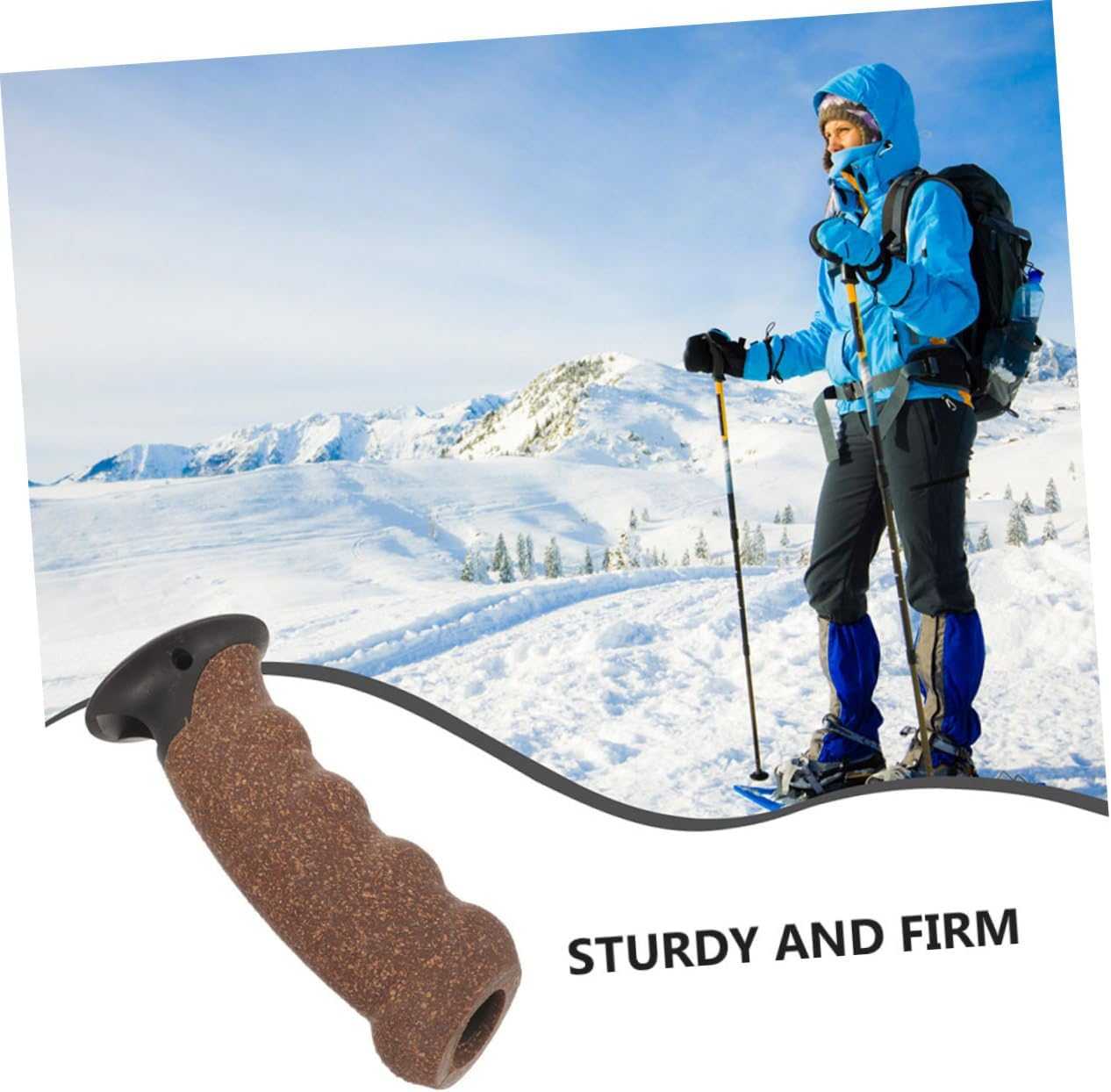 Cane Grip Parts 16/18/20/22mm Replacement Handle Grips for Trekking Poles