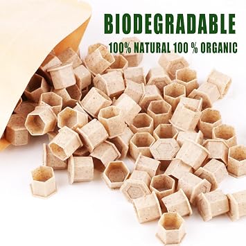 Biodegradable Tattoo Ink Cups With Base 200Pcs ECO-Friendly Disposable Spliced Pigment Caps Tattoo Accessories Supplies (15mm-Large)