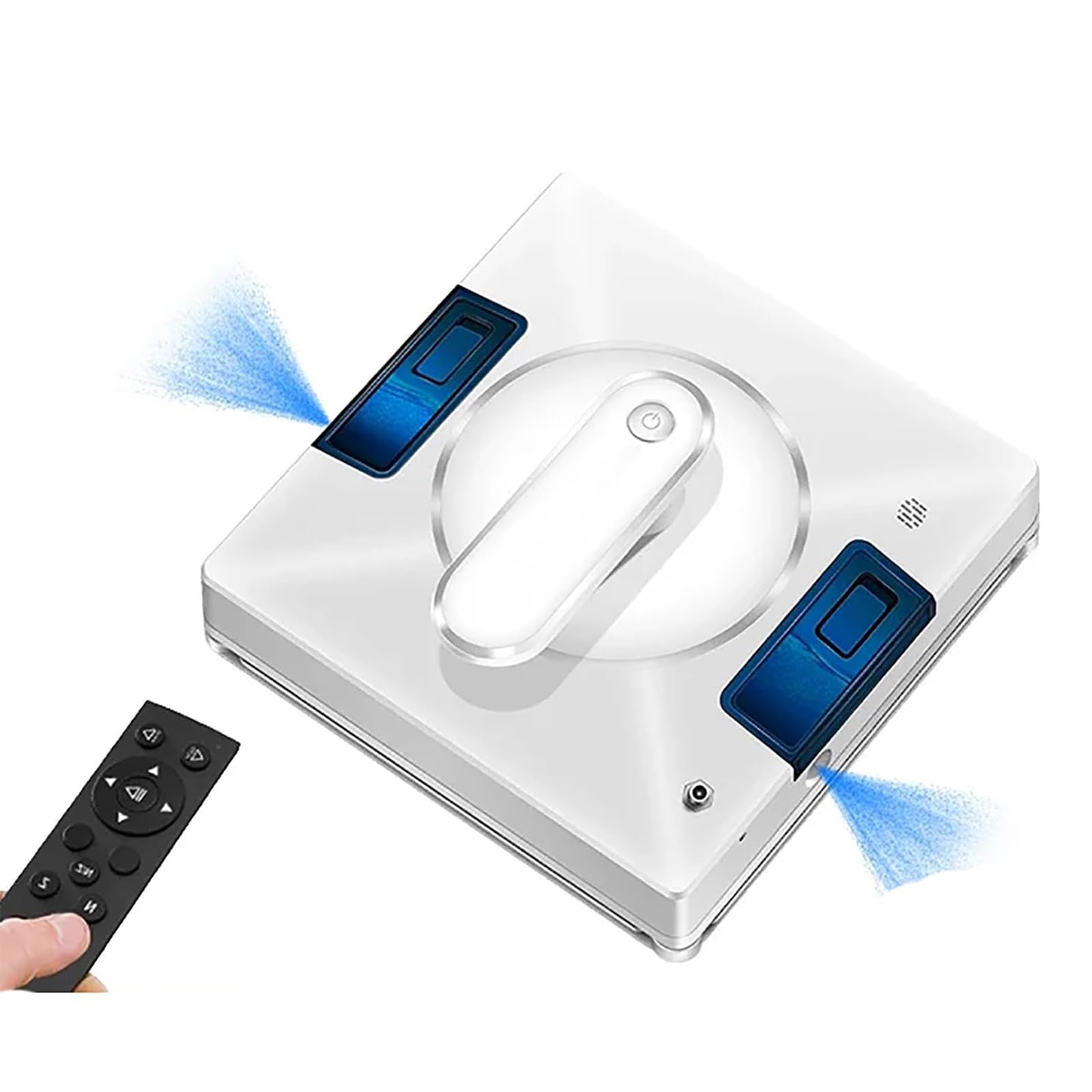 Robot nettoyeur de vitres pour de grandes baies vitrées lumineuses sans effort