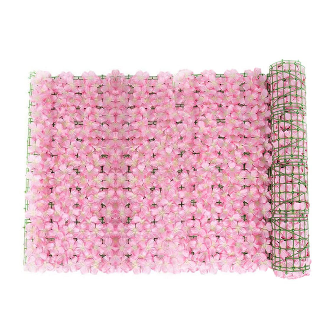 Clôture à fleurs artificielles 50x300cm brise-vue et mur de jardin synthétique