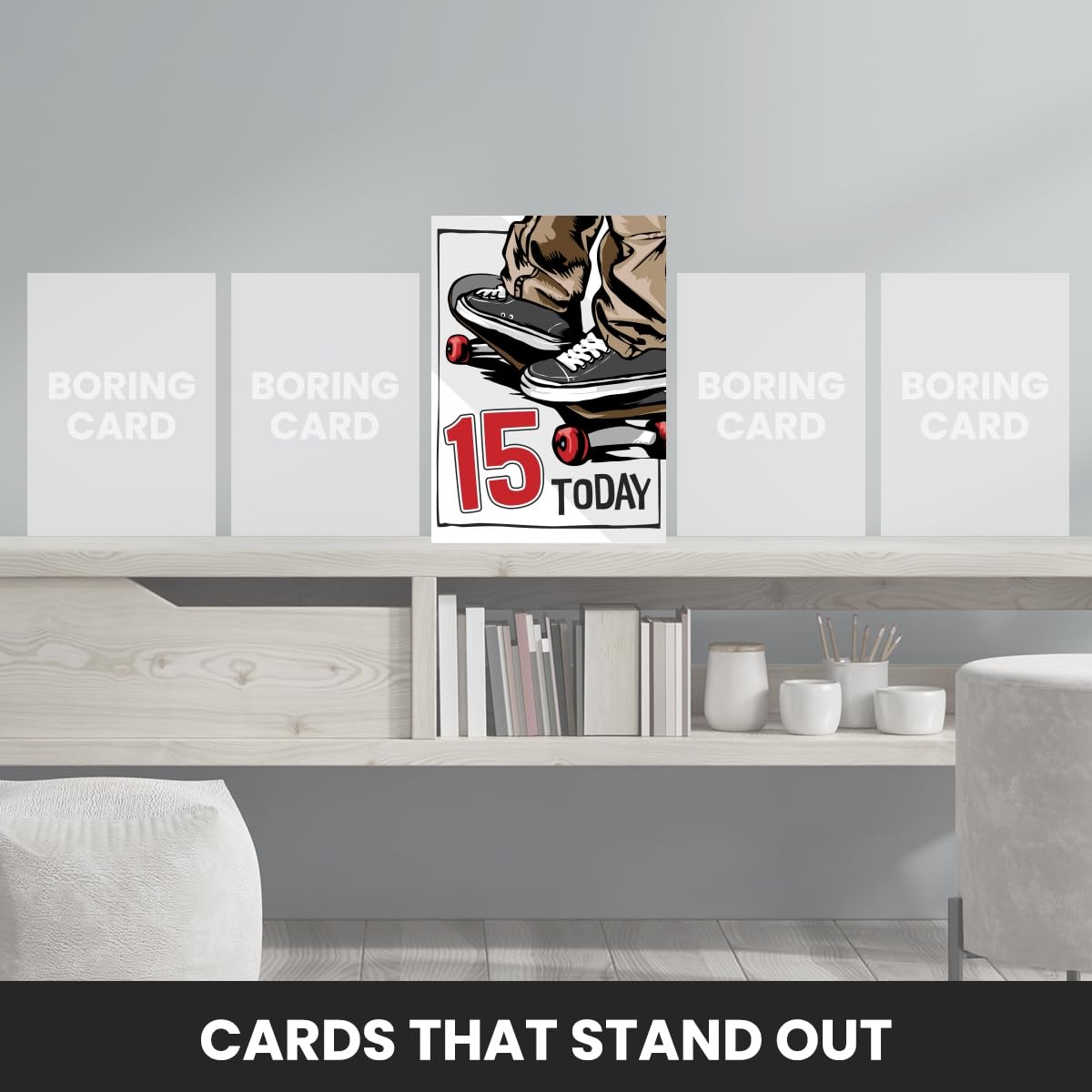 Carte D'anniversaire 15 Ans Pour Filles Et Garçons, Décorations D'anniversaire Pour Fille, Fils