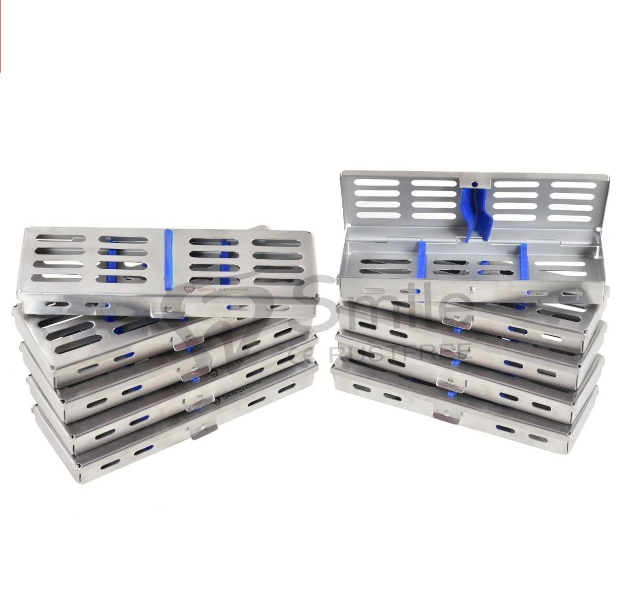 Lot de 10 plateaux de stérilisation pour instruments Smile UK