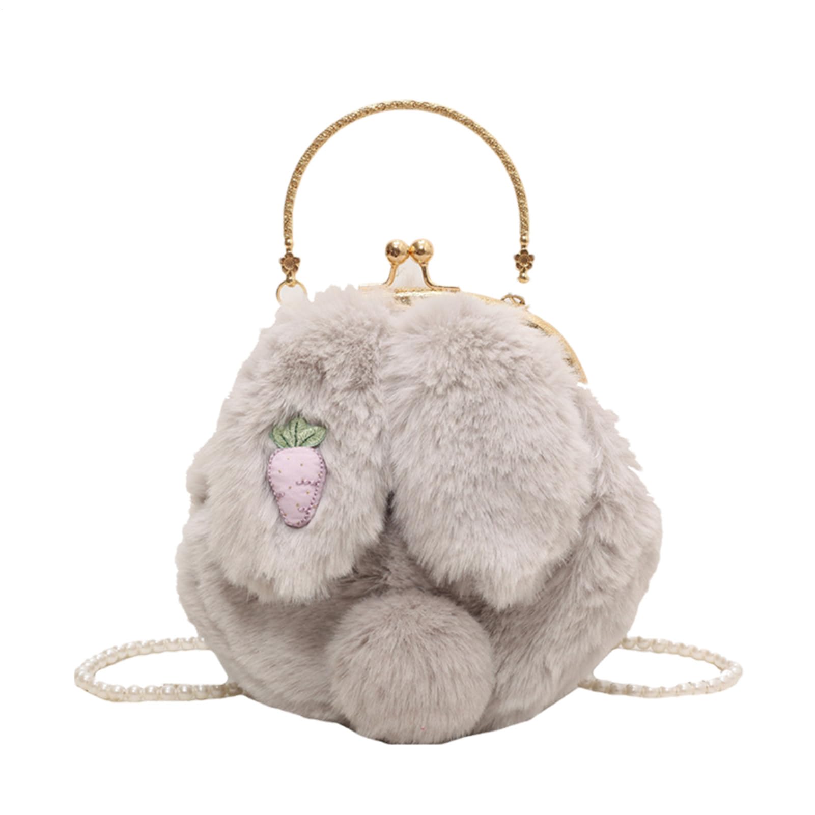 Generico En Forma De Conejito De Peluche - Diseño De Orejas Flosce De Conejo, A, Billetera Para Teléfono En Miniatura A, Adorable Transportín Tema Criaturas S