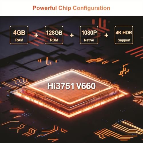 Image of BORSSO Ultima Curve Ultra, Android 15 (4GB+128GB) Octa Core CPU, Closed Engine, 4K HDR10+, MEMC, Projector 4K Ultra HD, Ultra Bright 3500 ANSI, Full Automatic (OA + AF + TILT), HDMI ARC, BT 5.4