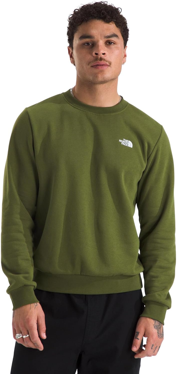 The North Face Men's Evolution Simple Dome Crew - Ribbed Collar & Hem, Classic Logo