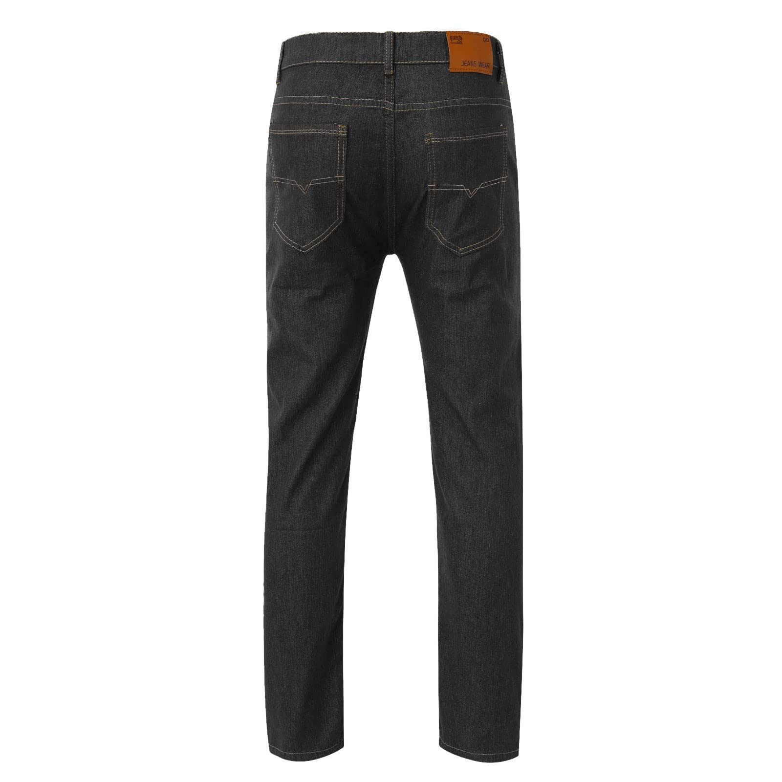 Jeans for Men Fashion Slim Fit Comfortable Stretch Straight Leg Pants Business Office Fall Winter Pants with Pockets