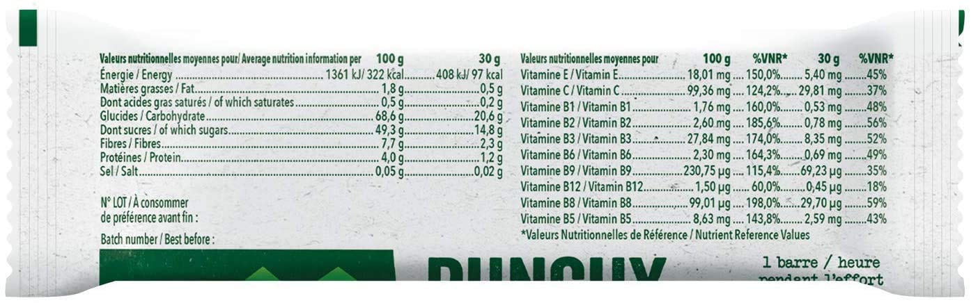 PUNCH POWER - Punchy Bar Multifruits - Présentoir 40 barres x 30g - Barre énérgétique sport - Marque Française