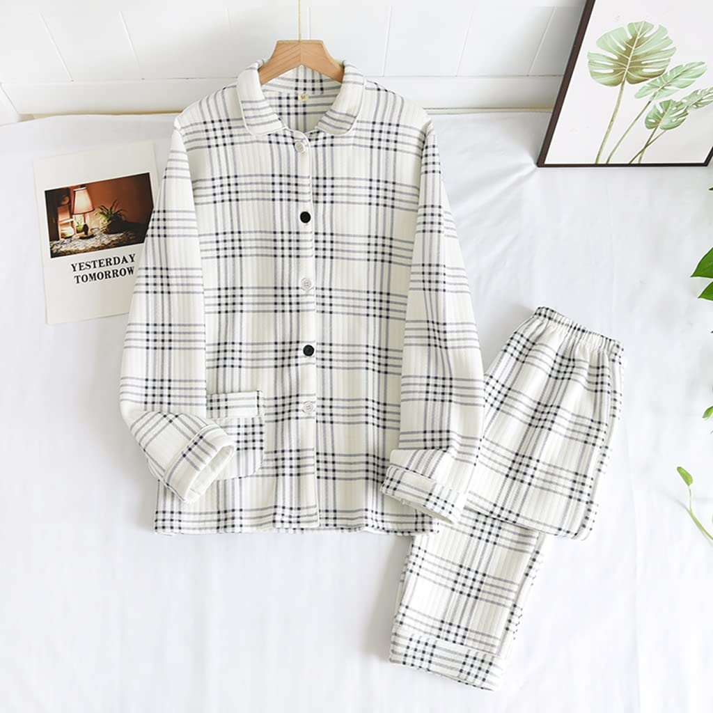 Pyjamas d'hiver chauds avec technologie air clip coton isolant - 6
