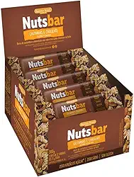 Banana Brasil Barra De Castanhas E Chocolate Com 12 Unidades De 25 G