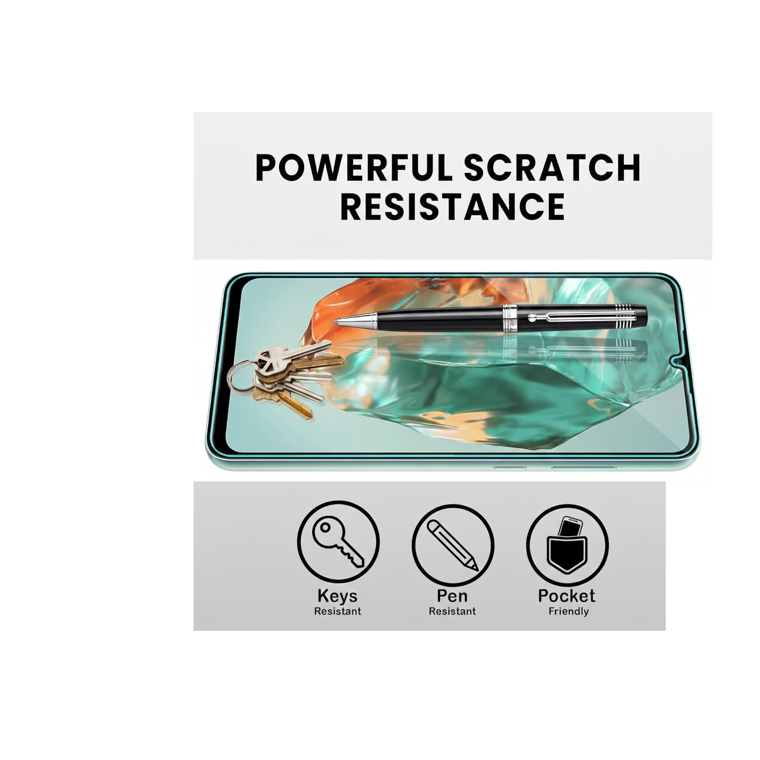 OpenTech® Military-Grade Tempered Glass Screen Protector Compatible for Samsung Galaxy M17 5G / Samsung Galaxy F17 5G / Samsung Galaxy A17 5G with Edge to Edge Coverage and Easy Installation kit — Amazon image 3