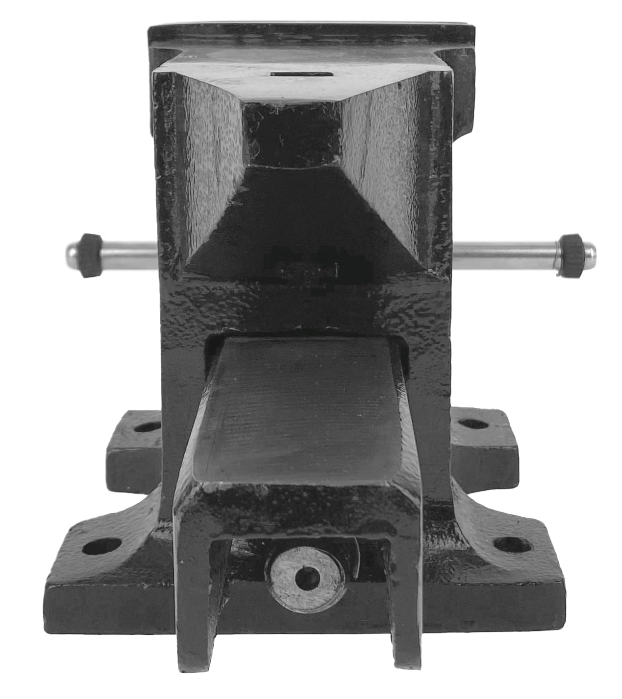WELDINGER Schraubboss Kombination aus Ganzstahl-Schraubstock und Amboss 100 mm Backenbreite Rohrspannbacken