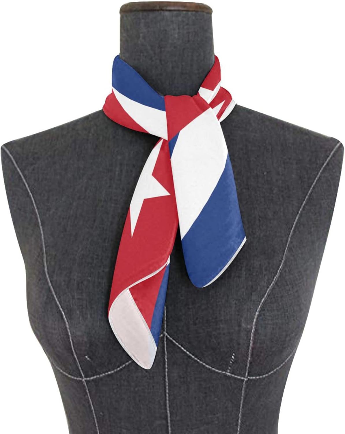 Women's Fashion Silk Scarf Square Satin Headscarf Neck Scarf Head Hair Wraps - Image 3