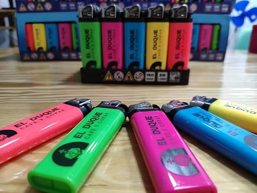 Artículos publicitarios - Merchandising - 50 Encendedores Personalizados - Regalos de Empresa - Detalles de Boda - Mecheros Personalizados Blancos (Blancos) | Ya disponible en tu tienda friki favorita! En mundofriki.es!