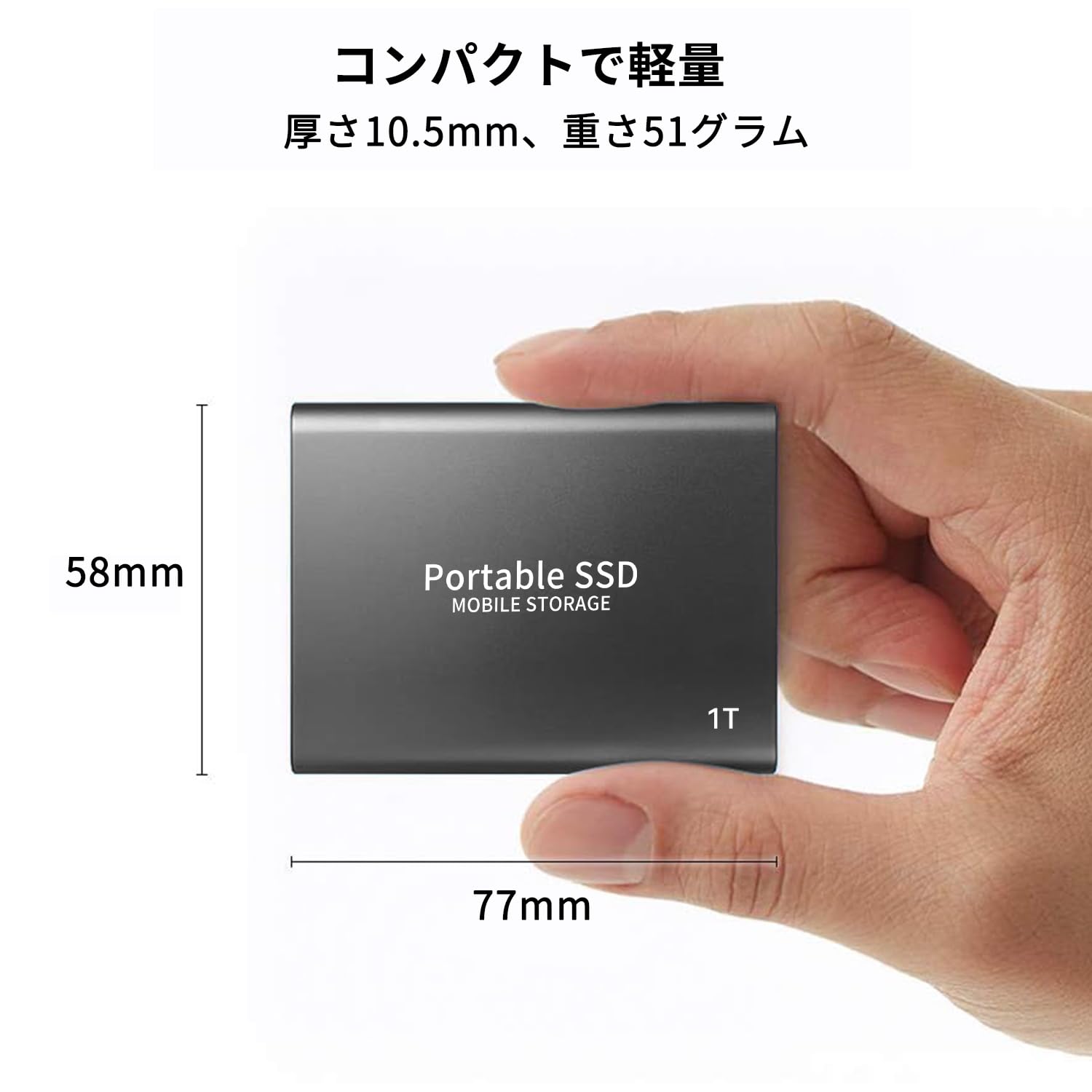 Amazon | 【Amazon.co.jp限定】1TB 外付けSSD ポータブルSSD 新しい