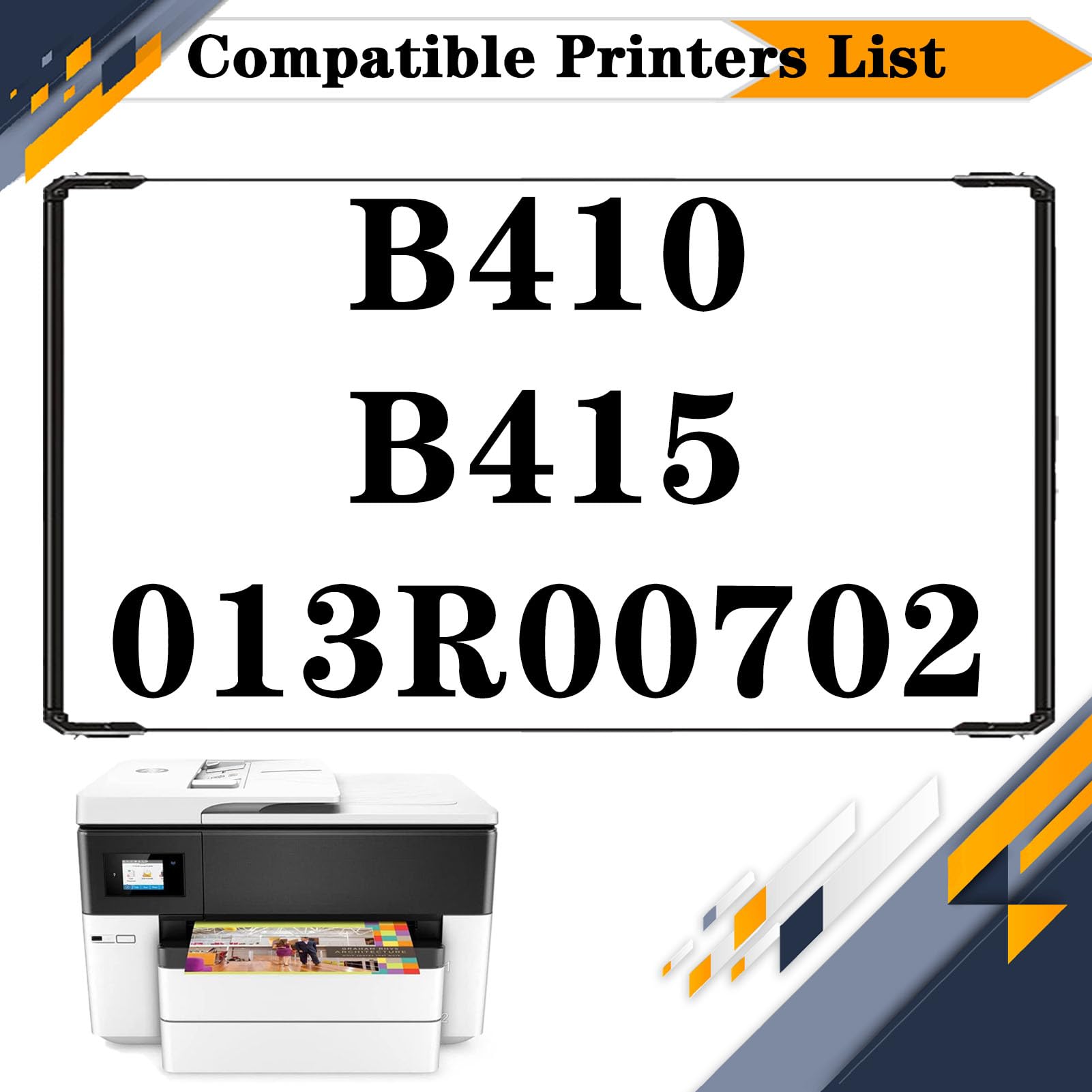 B410 B415 013R00702 Kit di Batteria Imaging, Compatibile per Xerox B410 B415 013R00702 Stampanti 【Volume di Stampa Elevato con Chip】 1 PCS