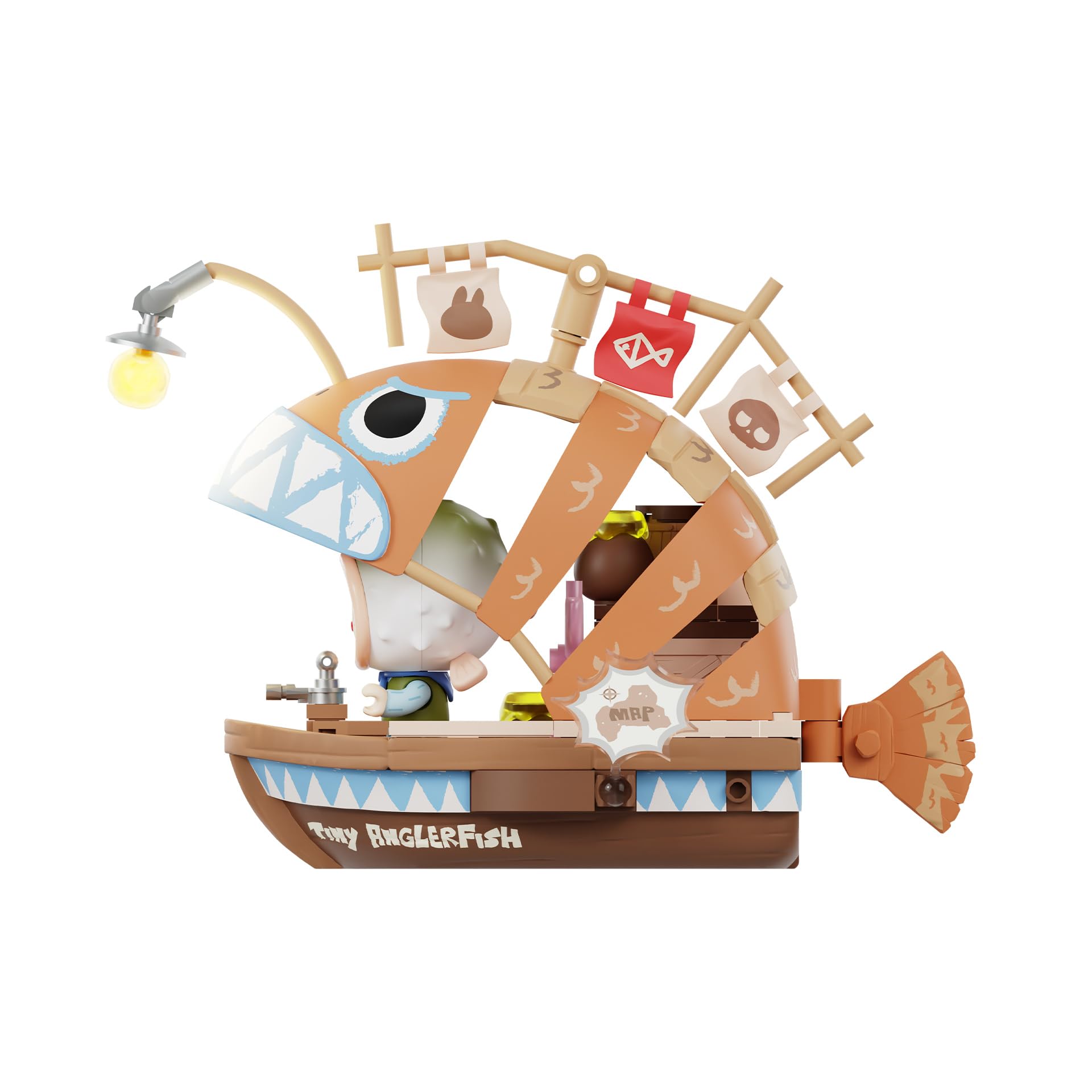 【新品】THE MONSTERS Chasing Mermaids ラブブ 船 Amazon.com: POP MART THE Monsters Chasing Mermaids Series Blocks