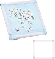 Vista 16 de PATIKIL Aros de bordado, marco universal de aro para bordar, reutilizable, cuadrado, rectangular, de plástico, para manualidades, costura