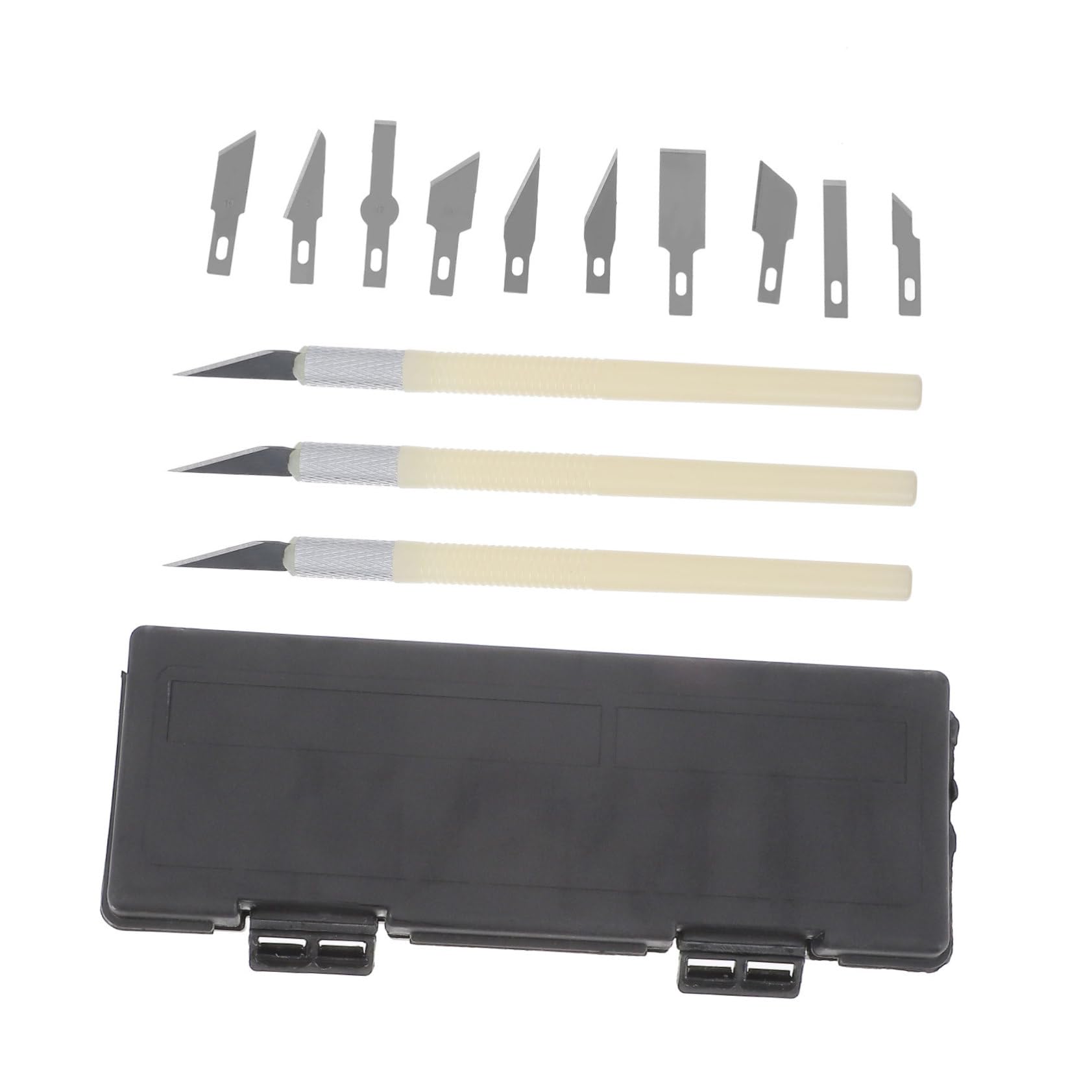 Angoily 13-Piece Precision Knives Set for Hobbyists and Artists Includes Carving and Cutting Knives Non-Slip Grip for Craft Projects and Woodworking