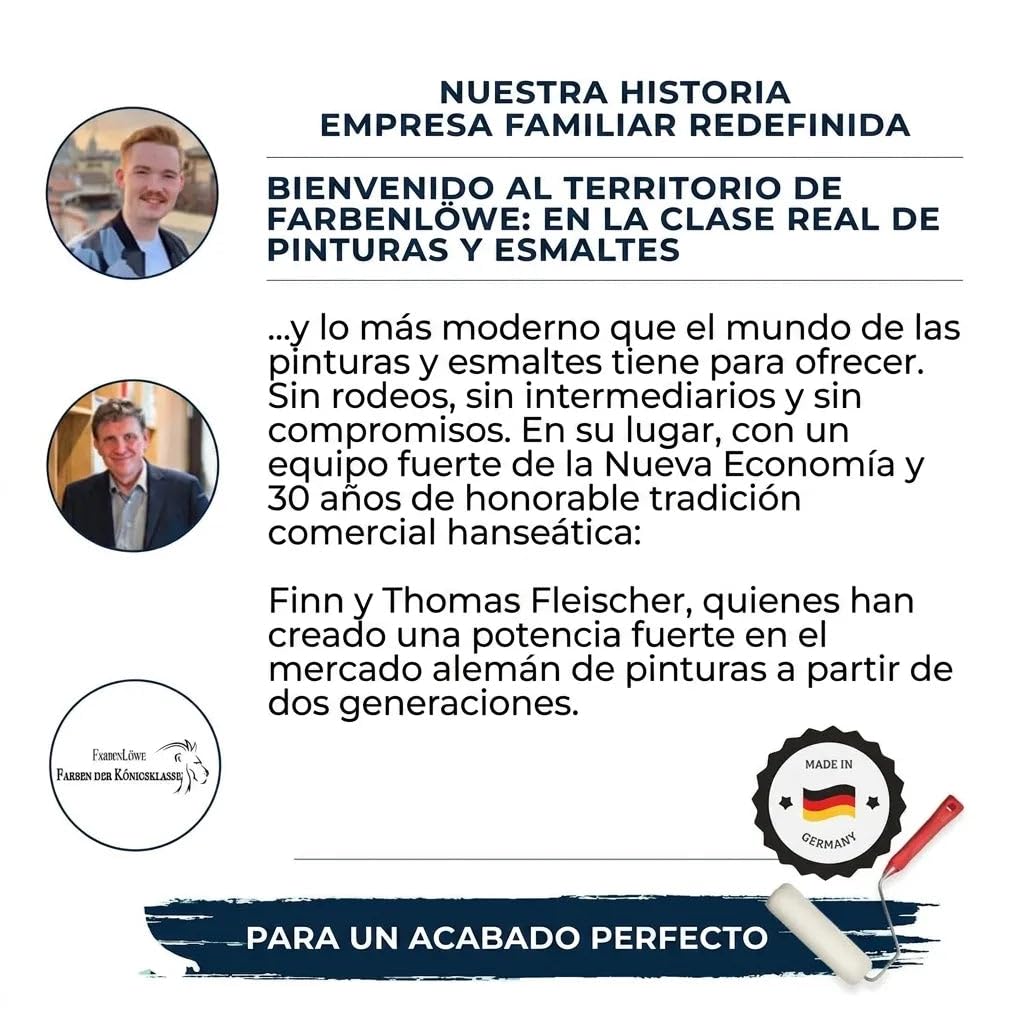 FARBENLÖWE Pintura aislante blanca mate, imprimación de nicotina, barrera de nicotina (10 L)