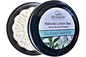 Eco-Friendly Massage Bar Lotion for Hair, Nails, Skin, Hands, and Feet
