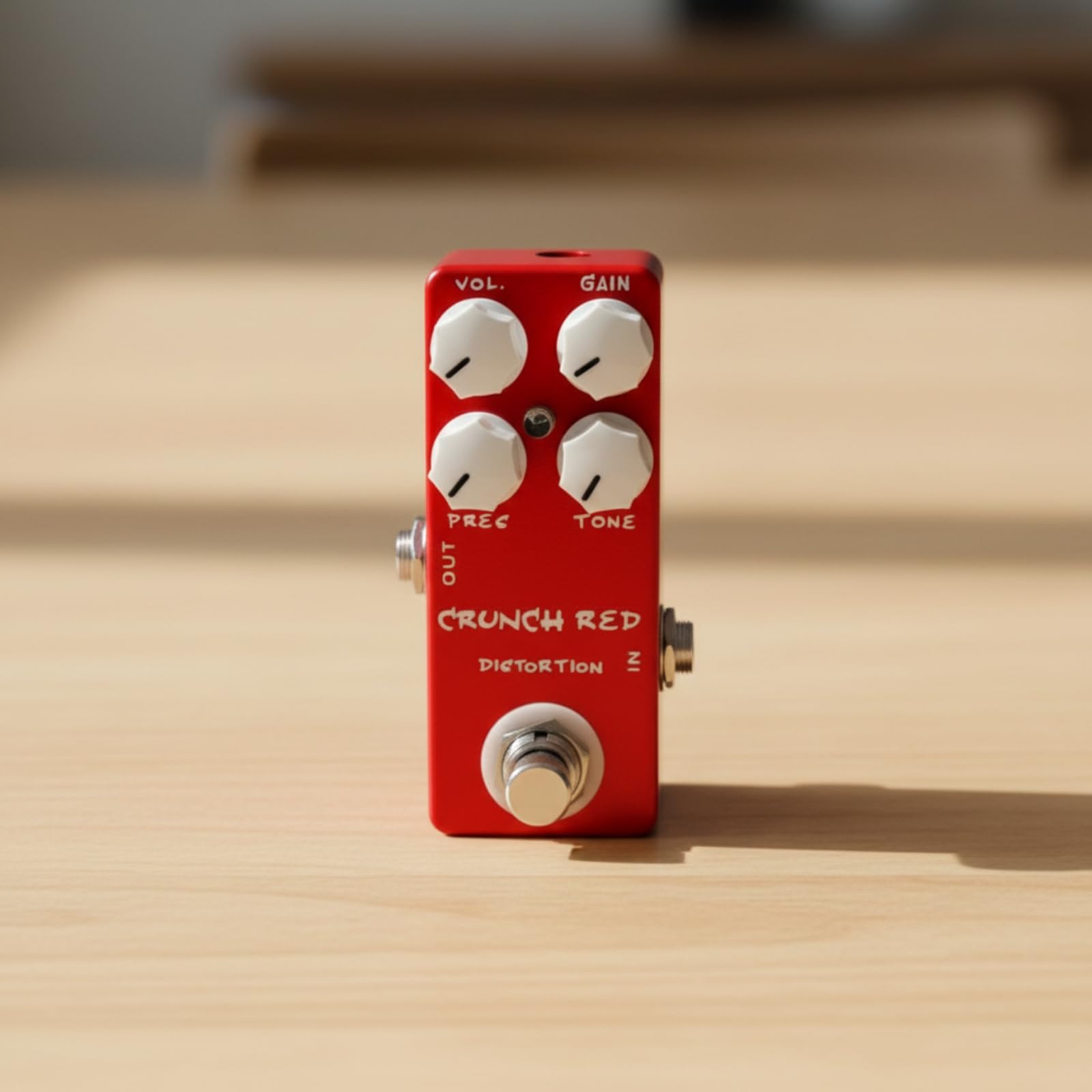 Verzerrerpedal Kompakt Verzerrer Platzsparend Gitarren-Effektpedal für Gitarristen, Proberaum