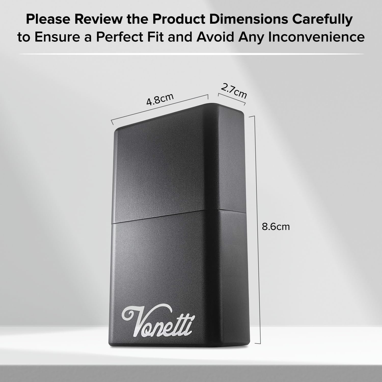 VONETTI Originale Faraday Box for Car Keys- Anti-Theft Car Key Signal Blocking Pouch, RFID Keyless Entry Key Fob Protector & Blocker Blocking Cages- Car Accessories Gift for Men and Women - Image 2