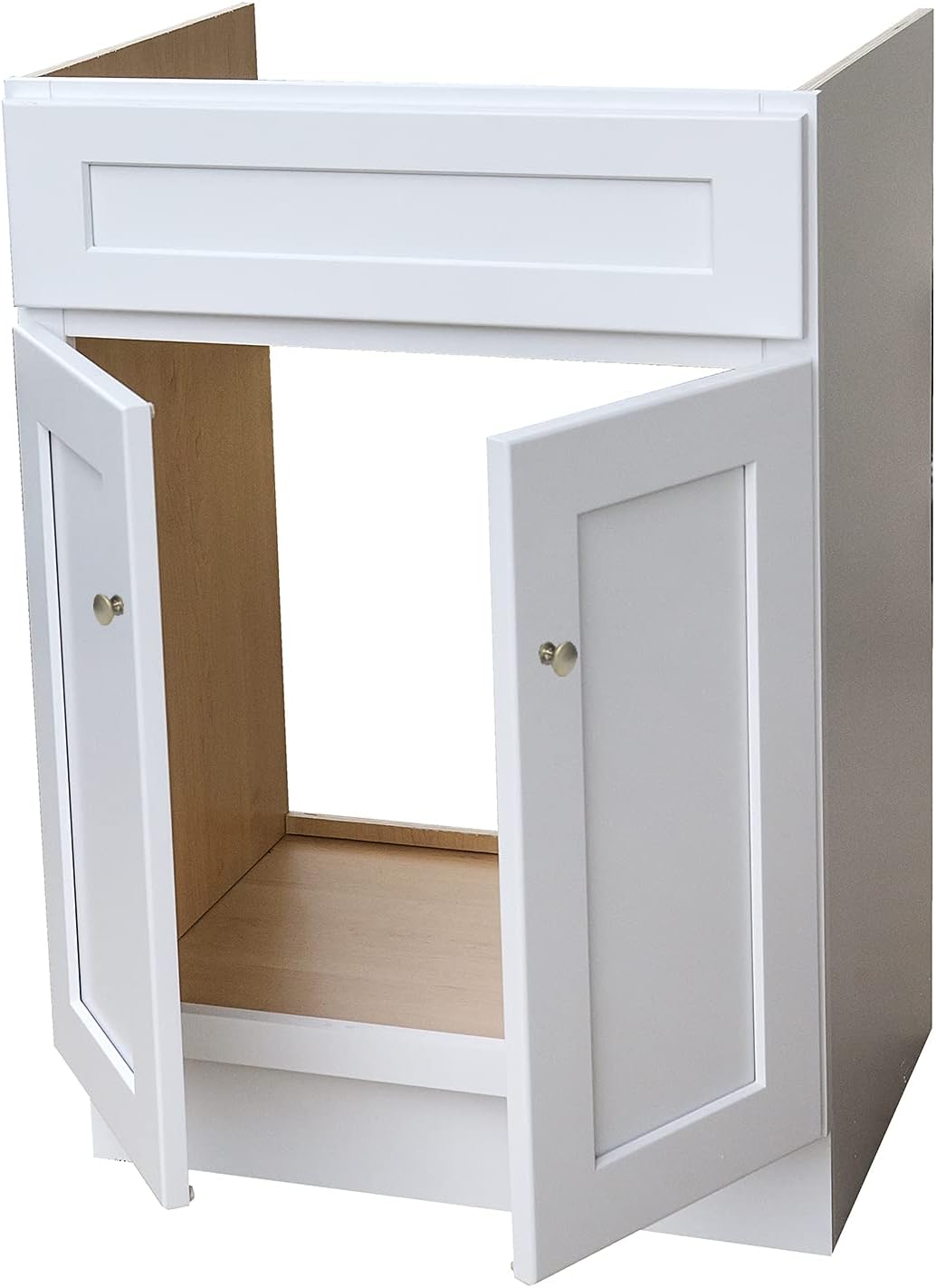 GCC 24" x 18" White Shaker Bathroom Vanity Cabinet