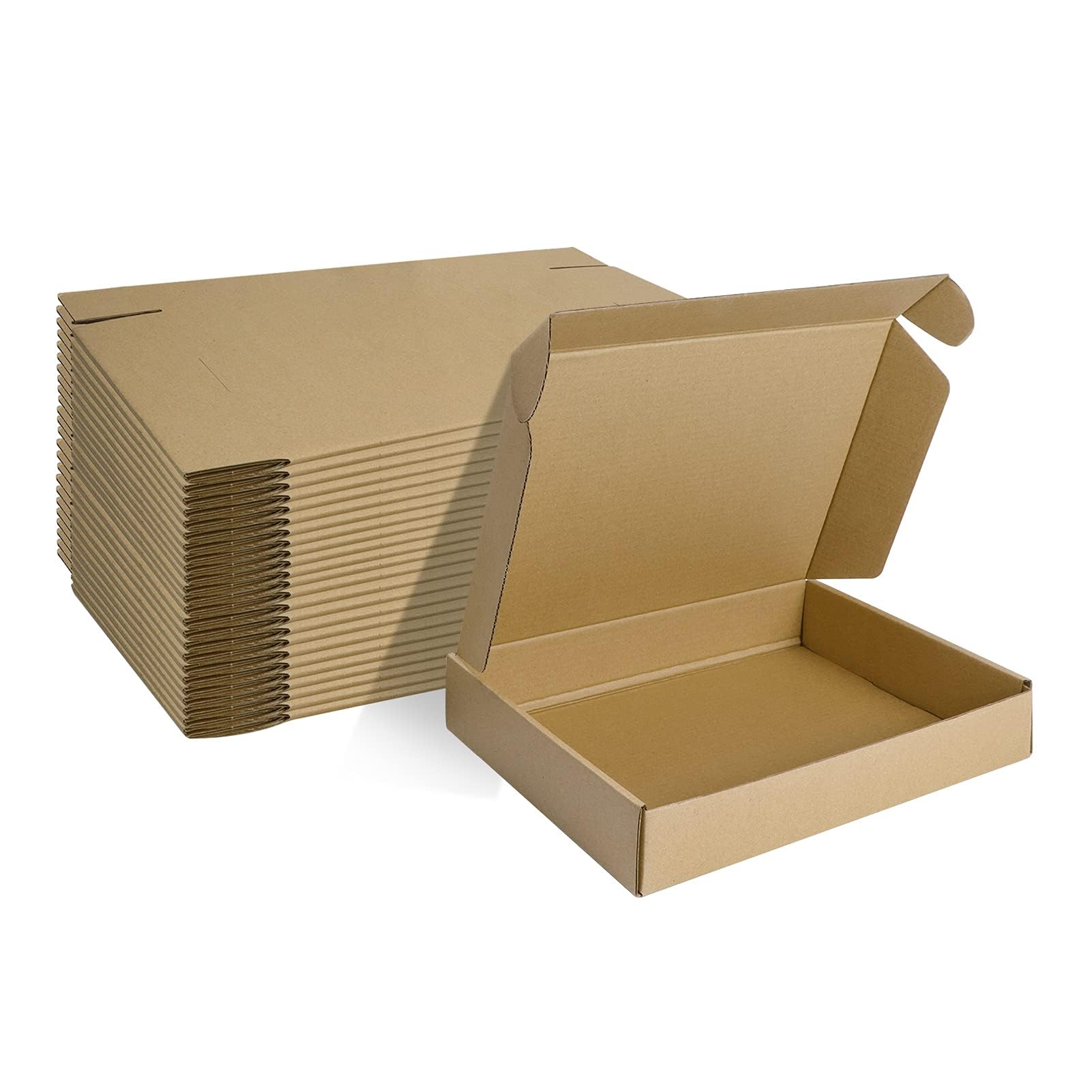 Varda Packaging 3 Ply | Brown 10X7X3.5 Inches | Inter Lock | Corrugated Boxes Pack of 50 | For Gift Items & Storage etc. (B0CT3DB7VJ) Amazon Price History, Amazon Price Tracker