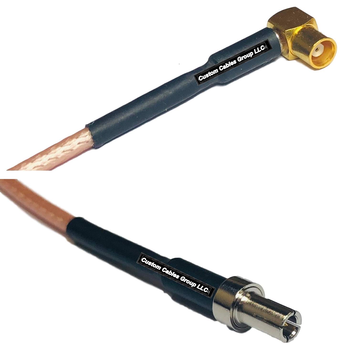 1 feet RG316 MCX Female Angle to TS-9 Male RF Pigtail Coaxial Cable