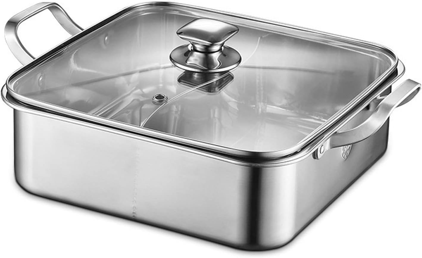 HESNDtg Soup Pot Commercial 304 Stainless Steel Hot Pot