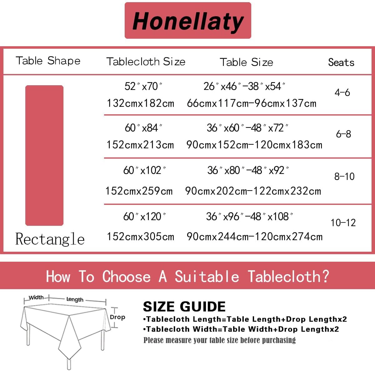 Honellaty Summer Tablecloth Rectangle, Spill-Proof Lemon Table Cloth Wrinkle Free Stain Resistant Table Cover for Dining, Kitchen, Daily Use, 60x120 Inch