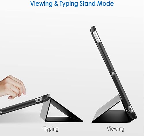 Vista 5 de JETech Funda para iPad mini 5 (modelo 2019 5ª generación), cubierta inteligente con apagado automático/encendido (negro)