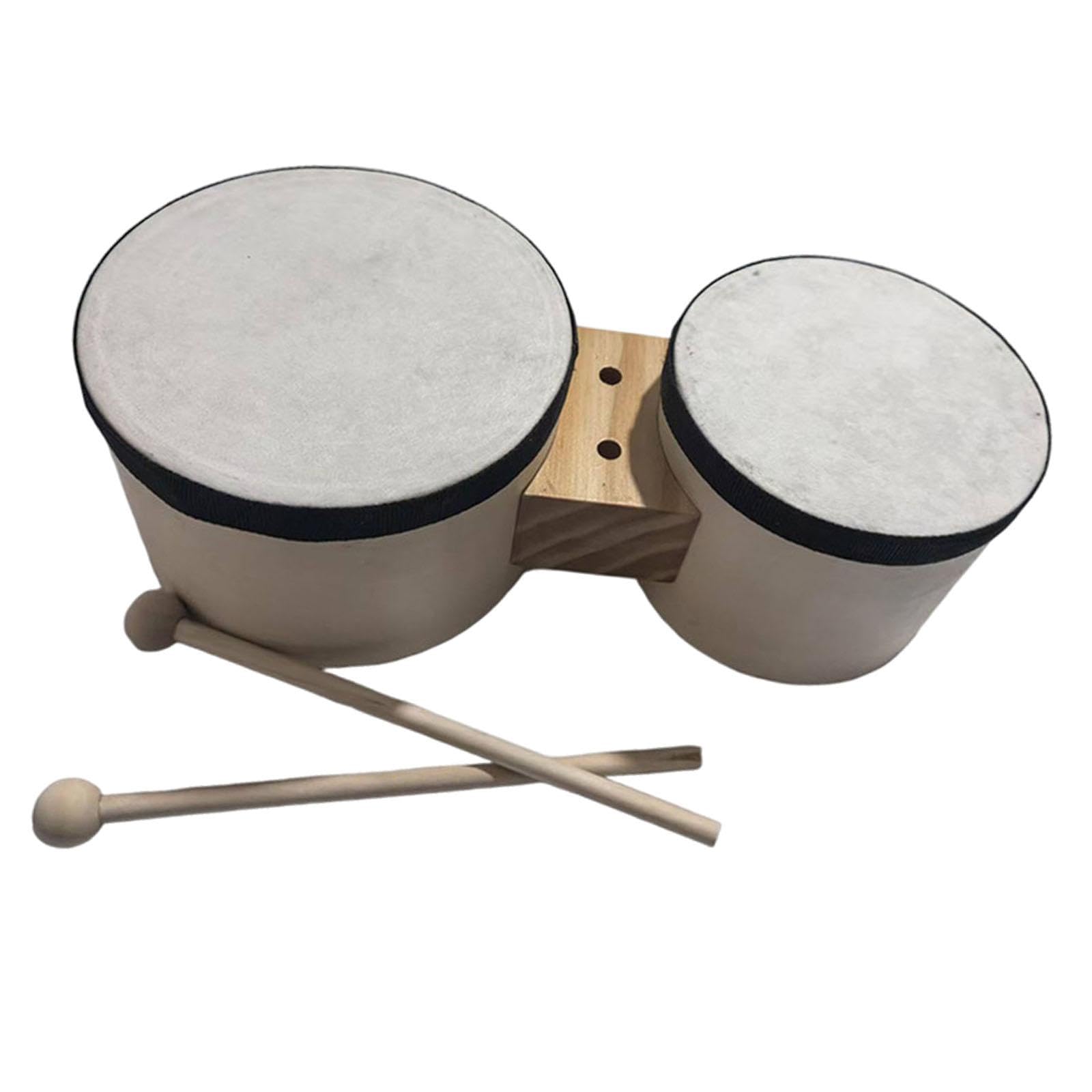 set tamburello a mano per bambini 5"-6", strumento a percussione in legno, ideale per l'educazione prescolare, per performance e accompagnamento musicale, resistente e facile da suonare