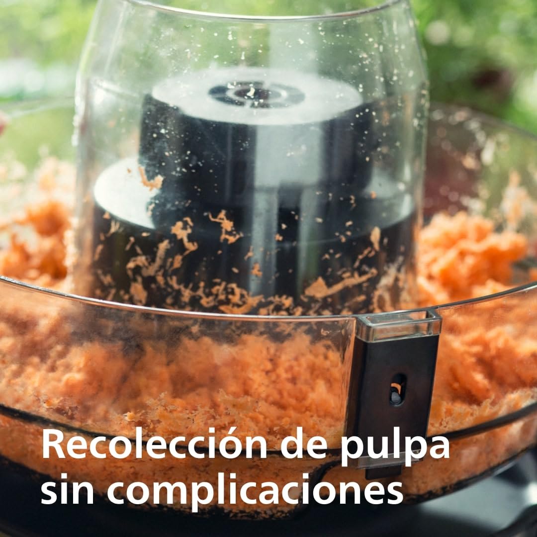 Philips Licuadora Viva Collection – 800W de potencia, Tecnología QuickClean, Tubo de entrada XL 75mm, Capacidad de 2L, Sistema antigoteo, Fácil de montar y limpiar (HR1856/70)