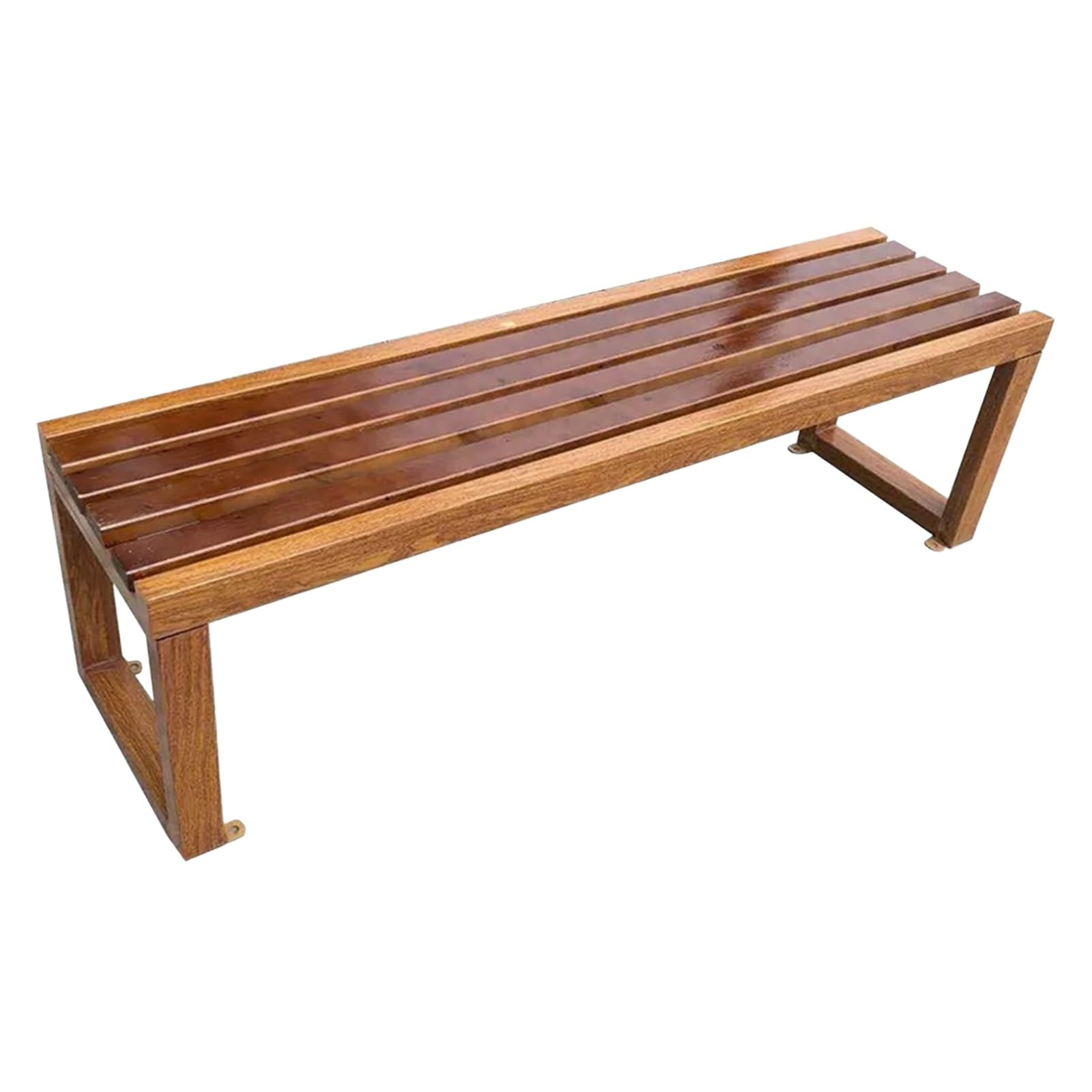 Banc de Jardin 100cm Banquette de Patio Siège de Chaise de Loisirs Minimaliste