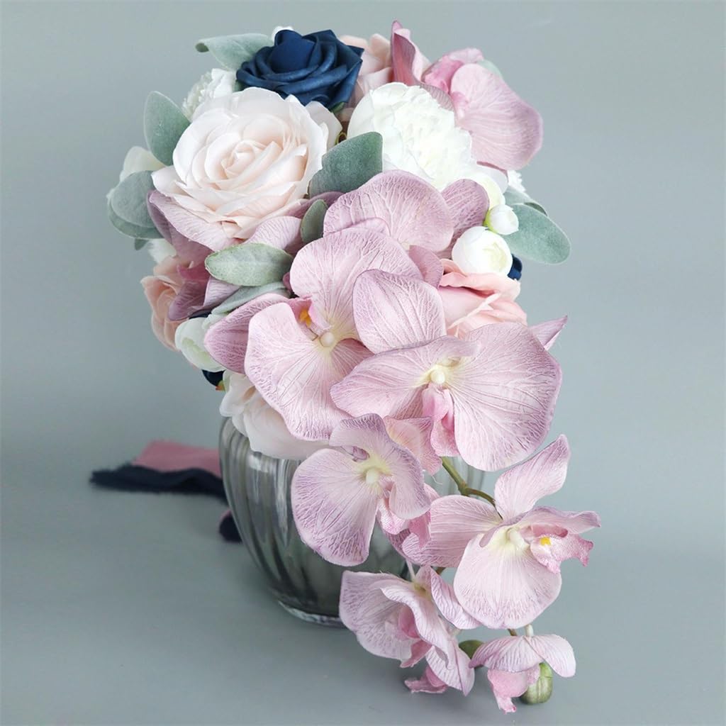 JFDBGU Sposa Matrimonio Holding Bouquet Decorazione Arrangiamenti Centrotavola di Fiori da Damigella d'Onore