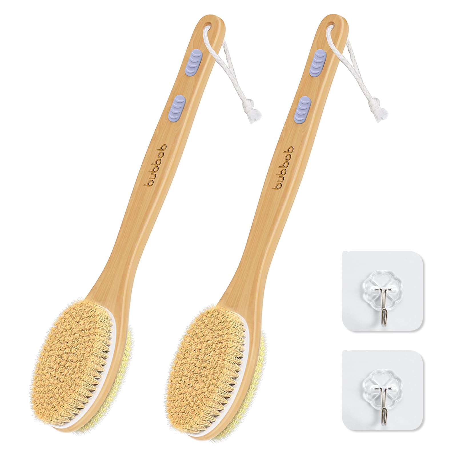 Blue Back Scrubber - Long Handle Shower Brush -8