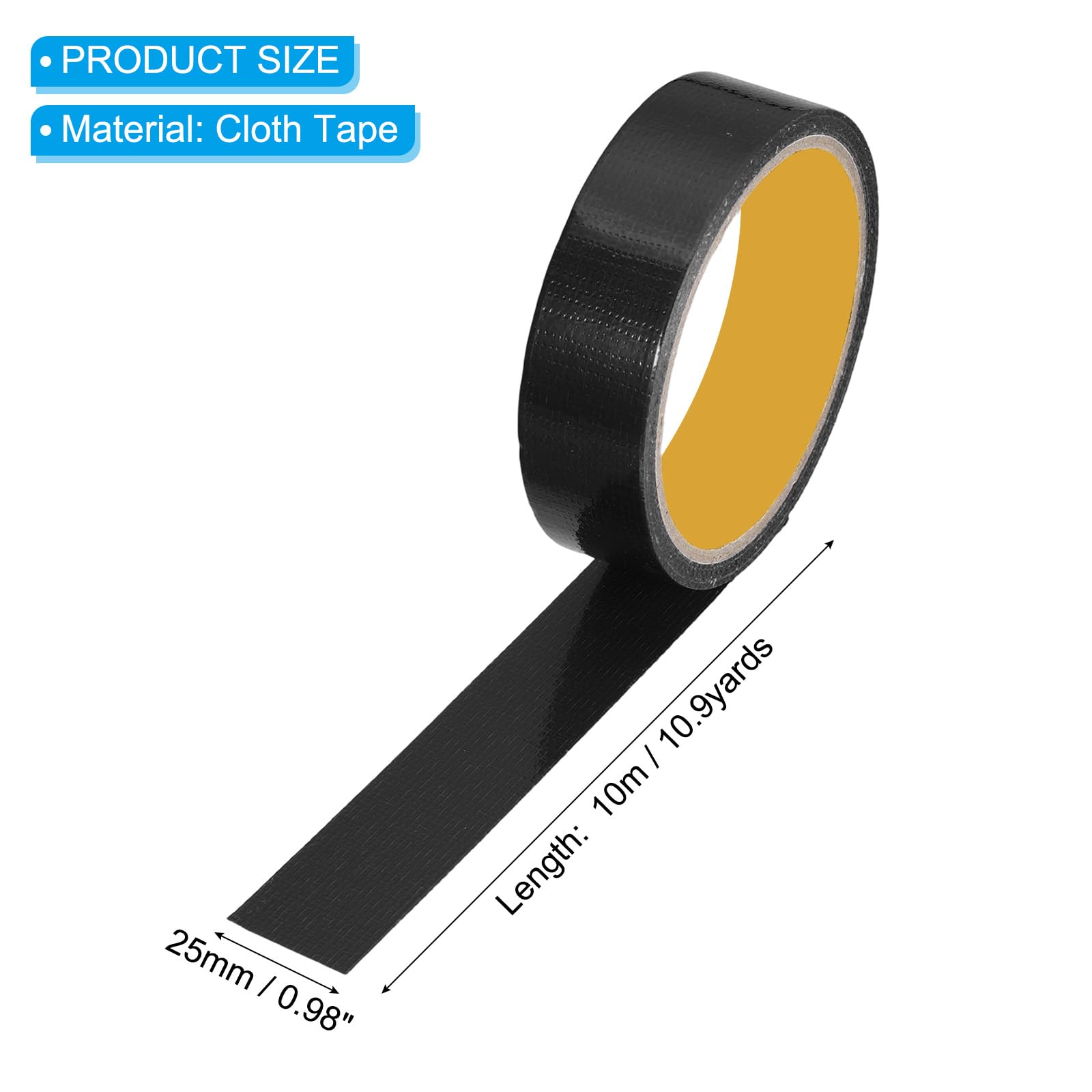 PATIKIL Gaffers Tape 2.5cm x 10 Meters - Image 2
