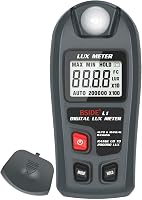 BSIDE Digital Lux Meter 0-200,000 Lux - Portable Light Meter for LED Grow Lights, Plants, Photography & Indoor Use