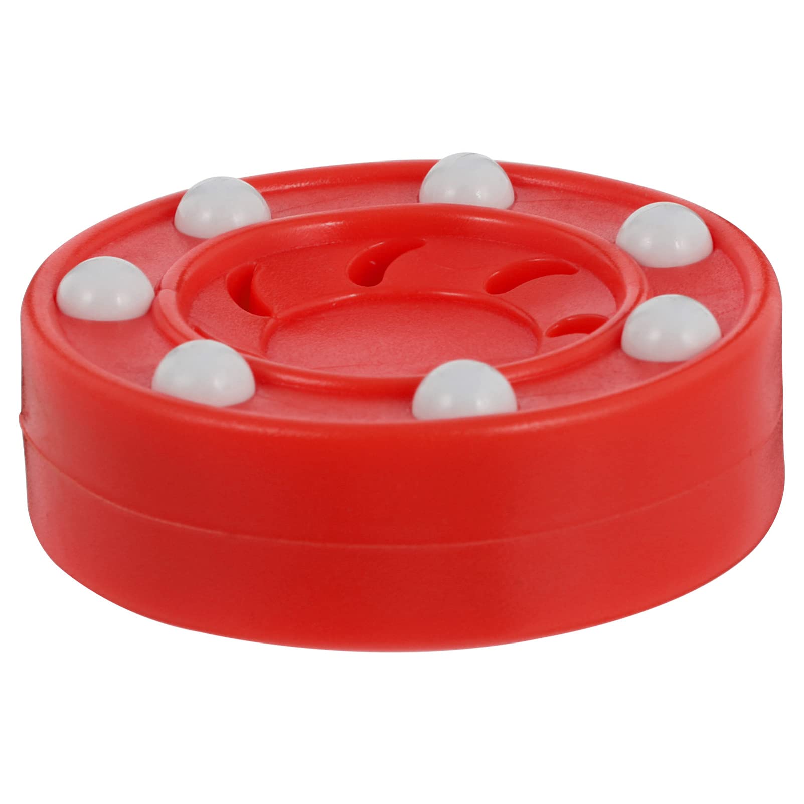 Palet Hockey Roller BESPORTBLE - Rondelle Officielle Rouge - Pour Débutants Et Entraînement
