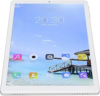 dsheng HD Tablet, 10 Inch Tablet IPS Display UK Plug 100‑240V 3 Card Slots Octa Core CPU for Travel (UK Plug)