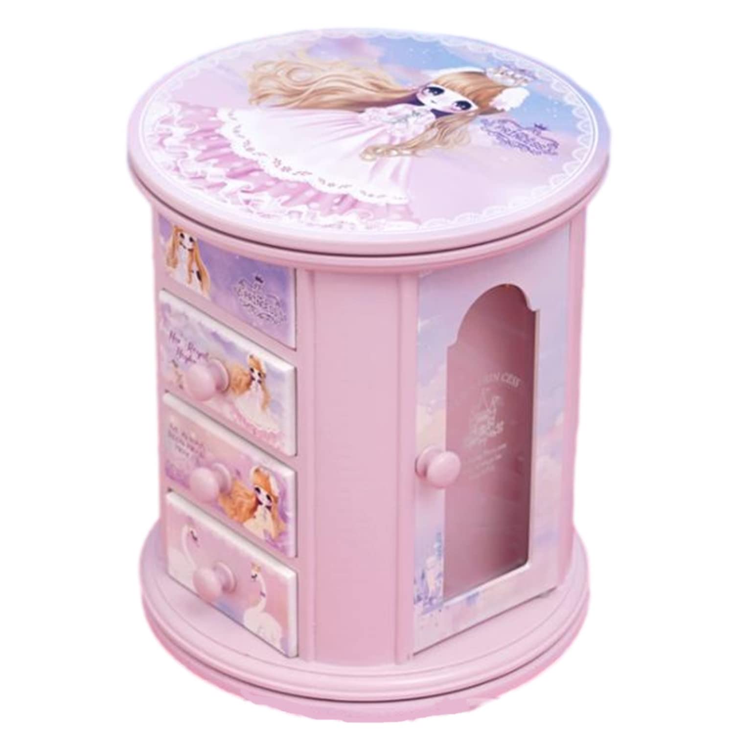 Amazon | 木製 子供用 アクセサリー ケース ジュエリー ボックス