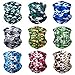 Sojourner Neck Gaiter, Bandana, Buff (9 Pack) - Face Cover for Men, Women, and Teens - Neck Warmer UV Sun Protection Gator (Camouflage Series)