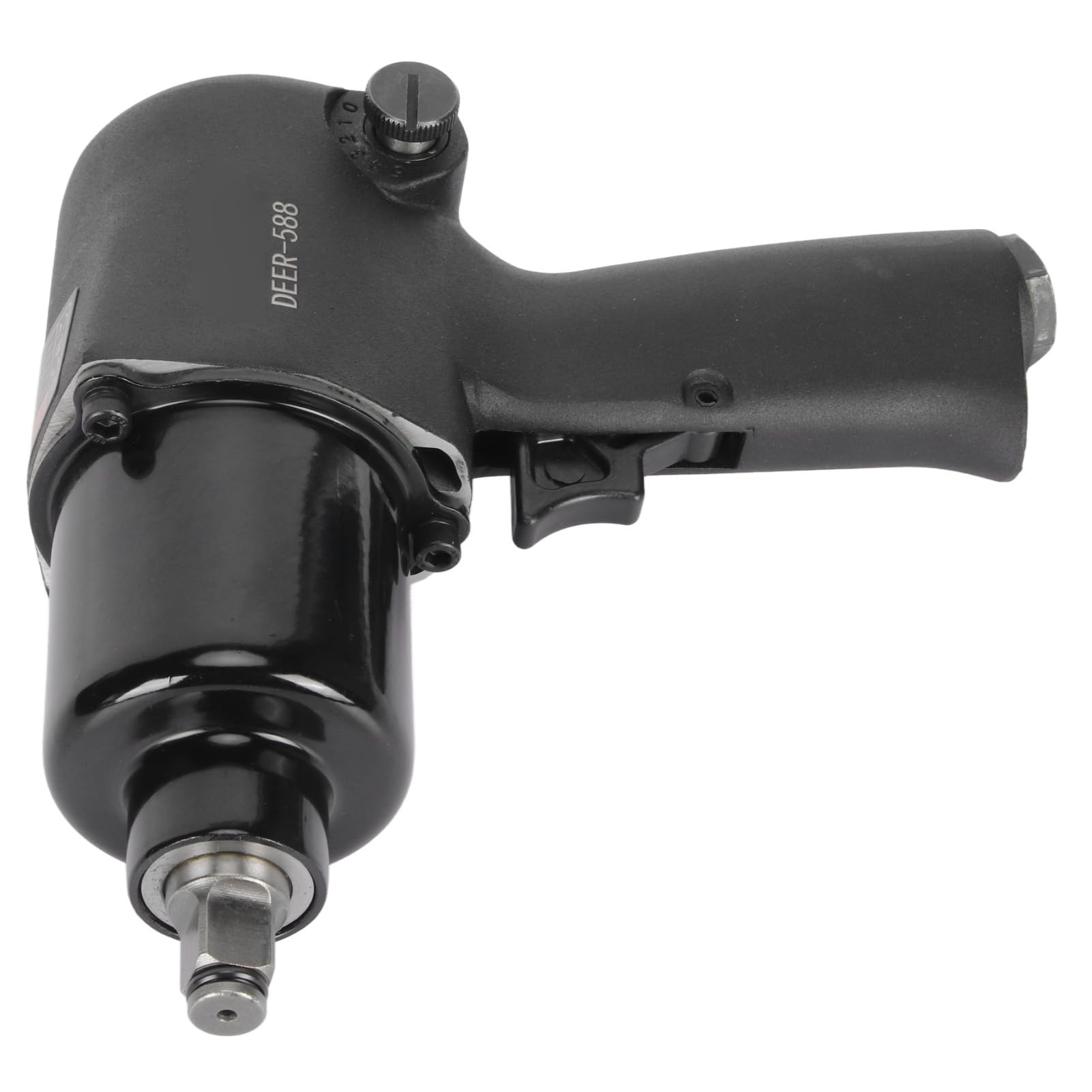 FTVOGUE Avvitatore a Percussione Pneumatico in Acciaio Legato 1/2 in Drive 720N·m 7800RPM Impugnatura Antiscivolo Facile Controllo della Torsione per Meccanici di Riparazione di Automobili