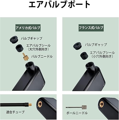 Miniatura 3 de Pequeña bomba eléctrica de bicicleta de bolsillo, mini bomba de neumático, 350 mAh, batería recargable tipo C, 100 PSI, bomba de aire micro para