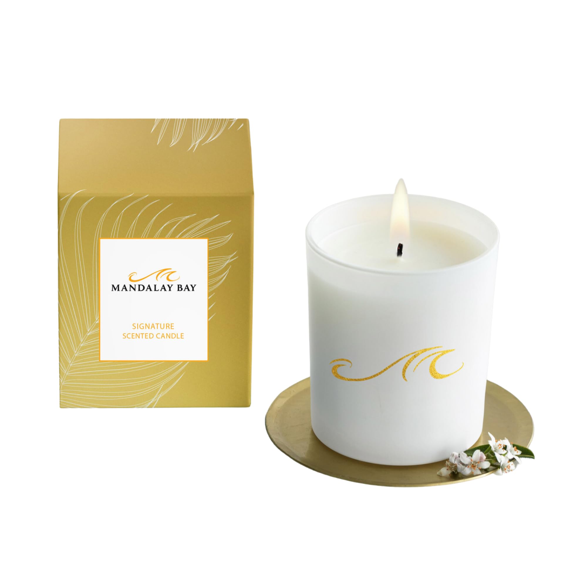 Mandalay Bay Candle - Luxury Hotel Fragrance - Soy Blend Wax - Coconut, Pineapple, Banana, Clove - Signature Scent - 8.25 oz