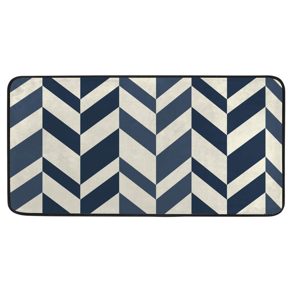 Tapis de cuisine antidérapant lavable en machine et étanche 39x20"