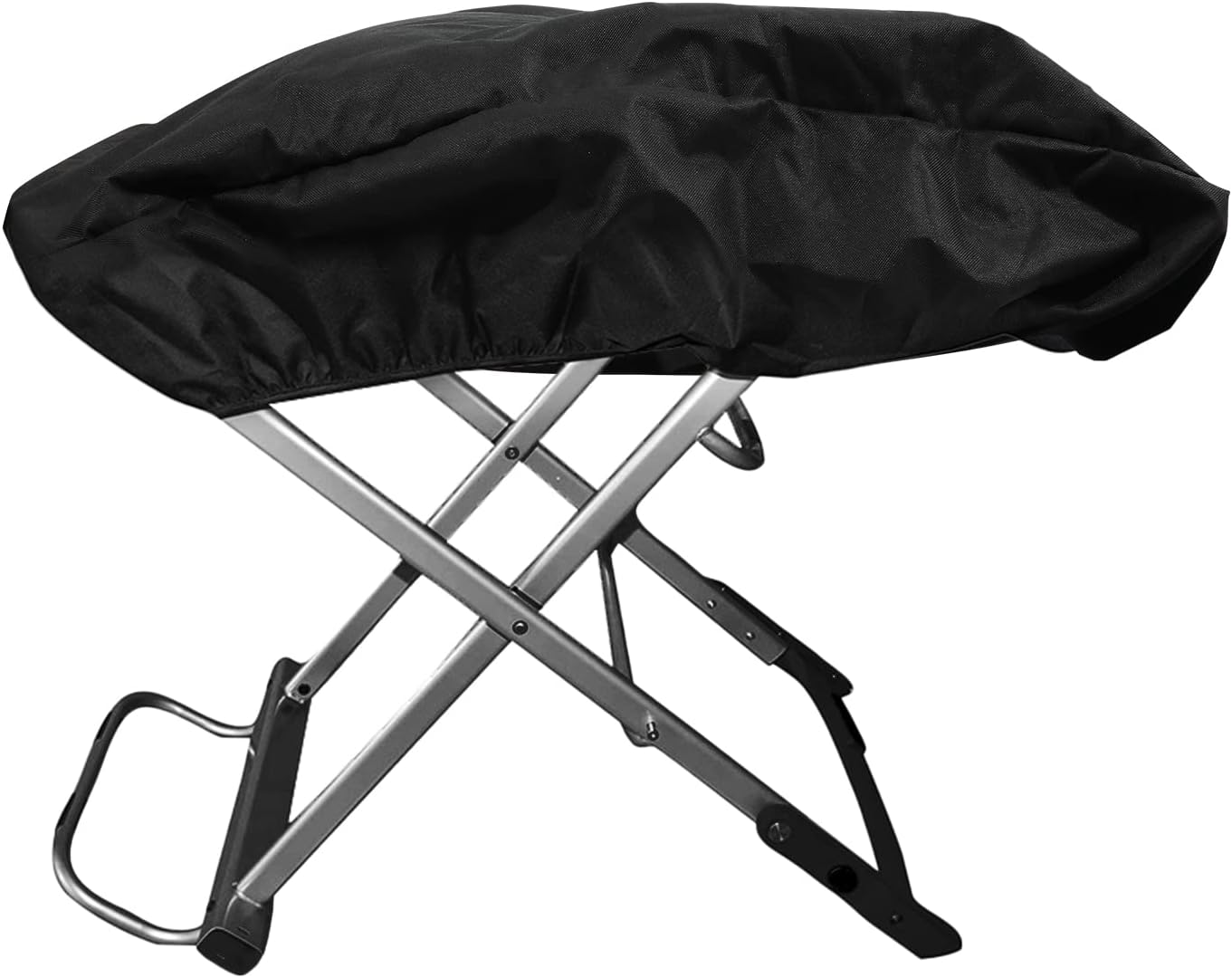 SAVITA BBQ Grill Cover, Heavy Duty Portable Grill Cover Black BBQ Grill