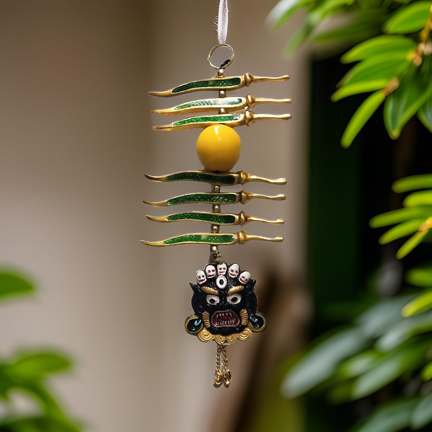 Salvus APP SOLUTIONS Handmade Metal Nimbu Mirchi Wall Hanging Nazar Battu-Evil Eye Protector-Nazar Suraksha Kawach for Home, Office & Shop (11 Inch) (Black_Metal Bhoot) (B09CGGC7YV) Amazon Price History, Amazon Price Tracker